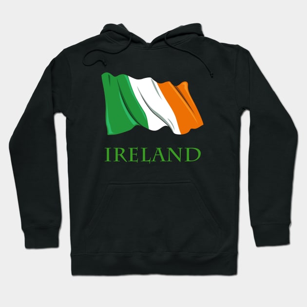 Proud To Be Irish - The Flag of Ireland Hoodie by BigRaysTShirts